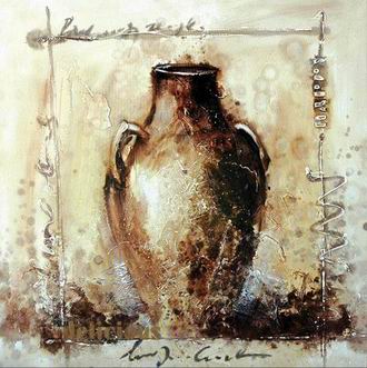 Textured Utensils oil painting
